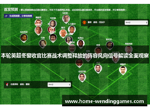 本轮英超冬窗收官比赛战术调整释放的阵容风向信号解读全面观察